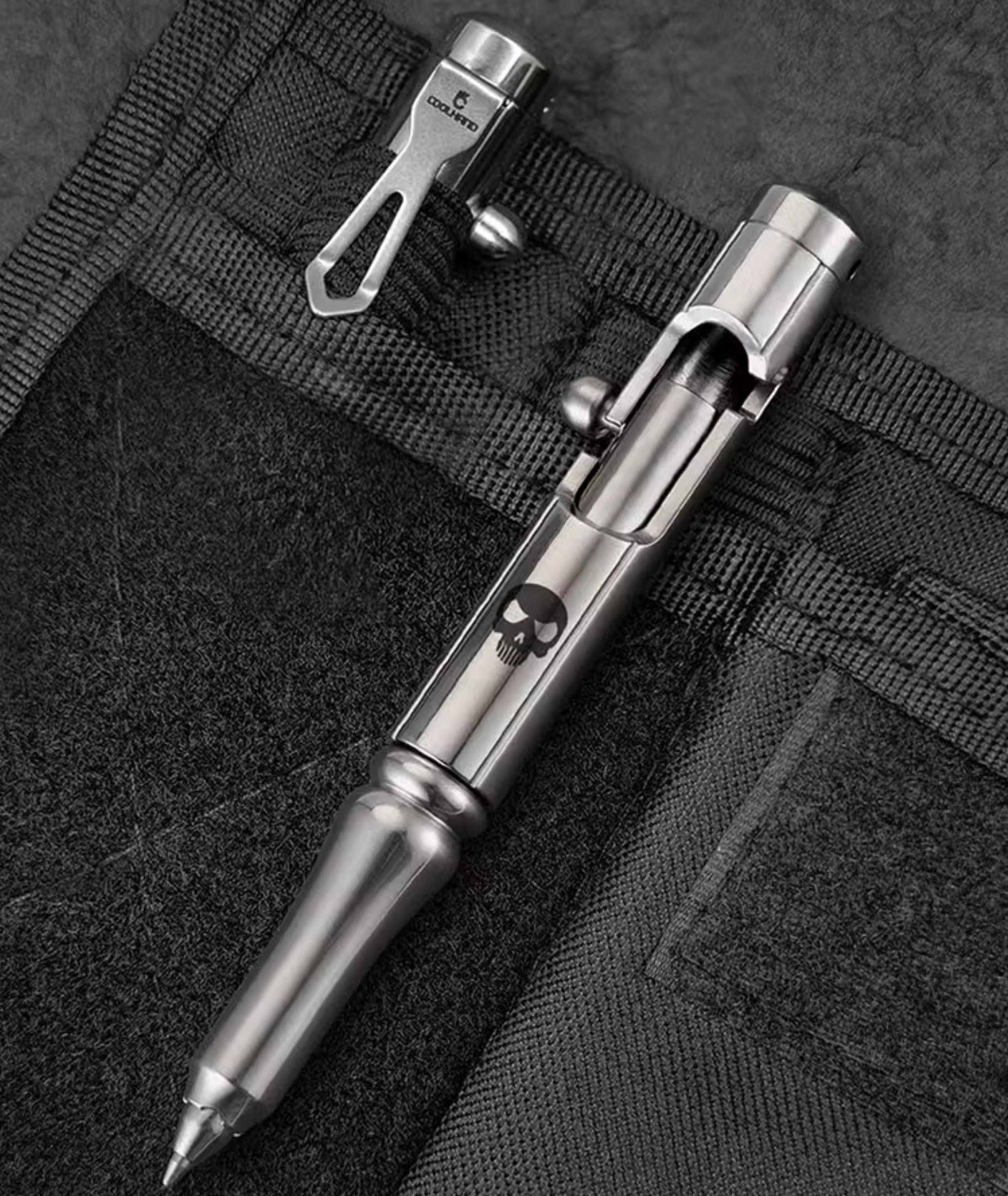 Stainless Steel EDC Tactical Self-Defense Pen with 3 Refills