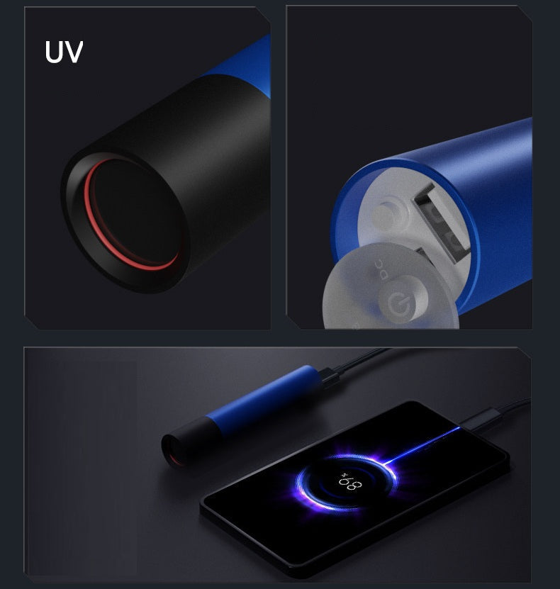 Stedi 365 nm UV Flashlight for Fluorescent Model Detailing, USB-C Rechargeable