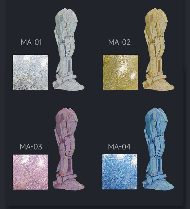 Stedi Holographic Pearlescent Model Markers, Water-Based, 2-Pack