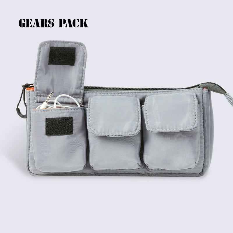 Sun-Star Gears Pack Multi-Function Pencil Case with Multiple Pockets