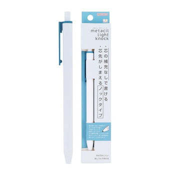 Sun-Star Metacil Light Knock Mechanical Pencil Air White