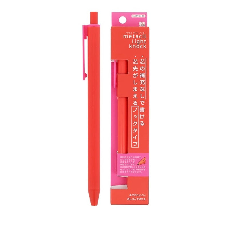 Sun-Star Metacil Light Knock Mechanical Pencil Earth Orange