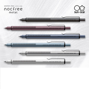 Sun-Star Nocfree Mechanical Pencil 0.5mm- Metal