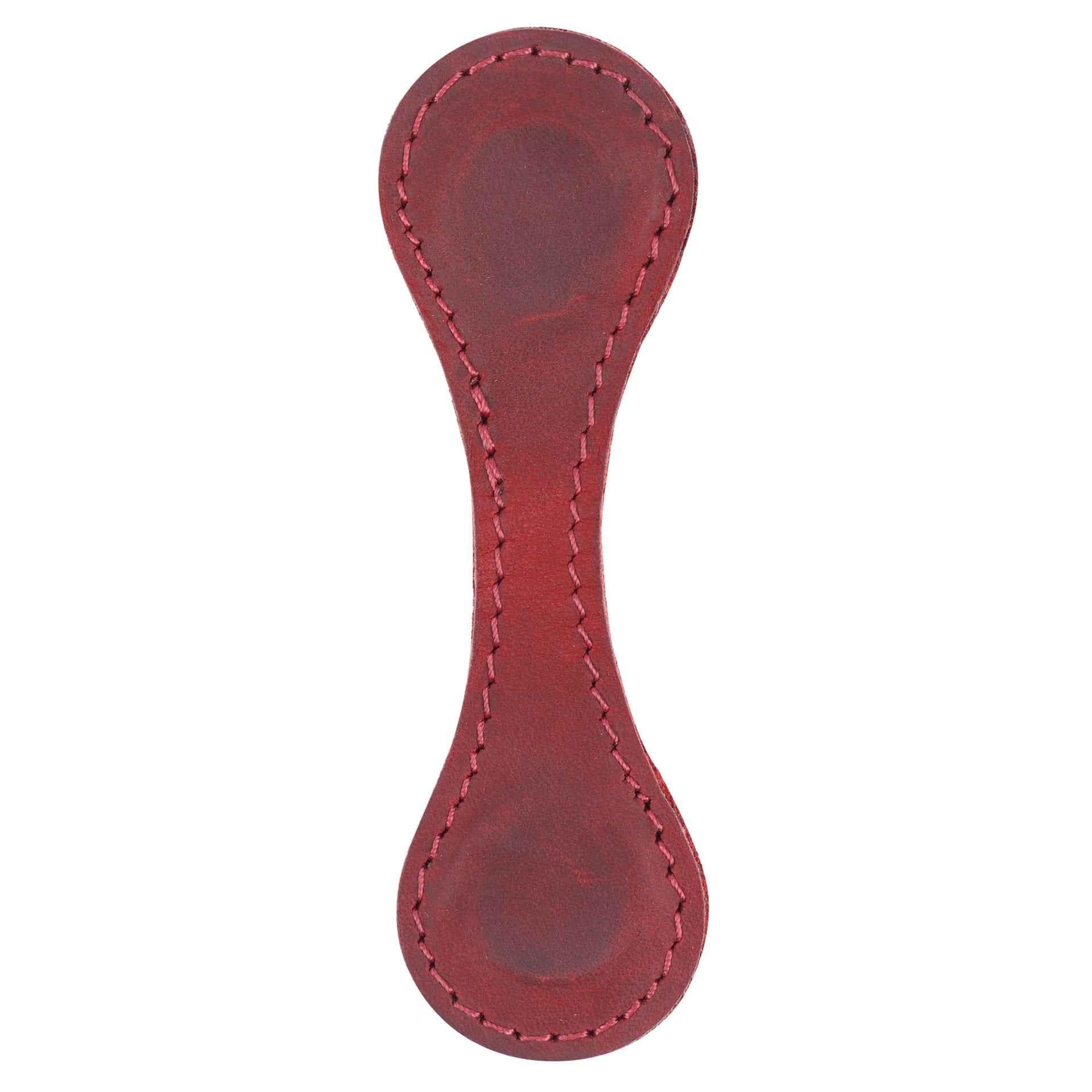 Genuine Leather Magnetic Bookmarks Red