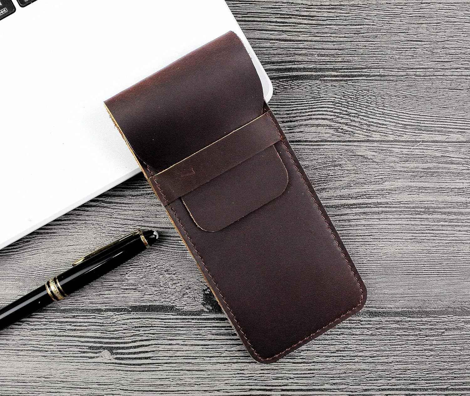 Leather Fountain Pen Pouch Case