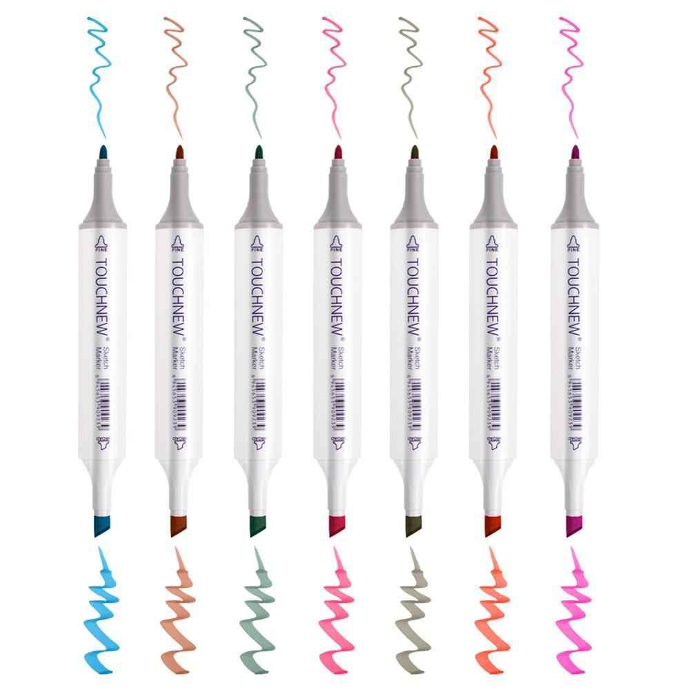 TOUCHNEW Sketch Markers 36 Color Animation Set for Adult Art Drawing Sketching