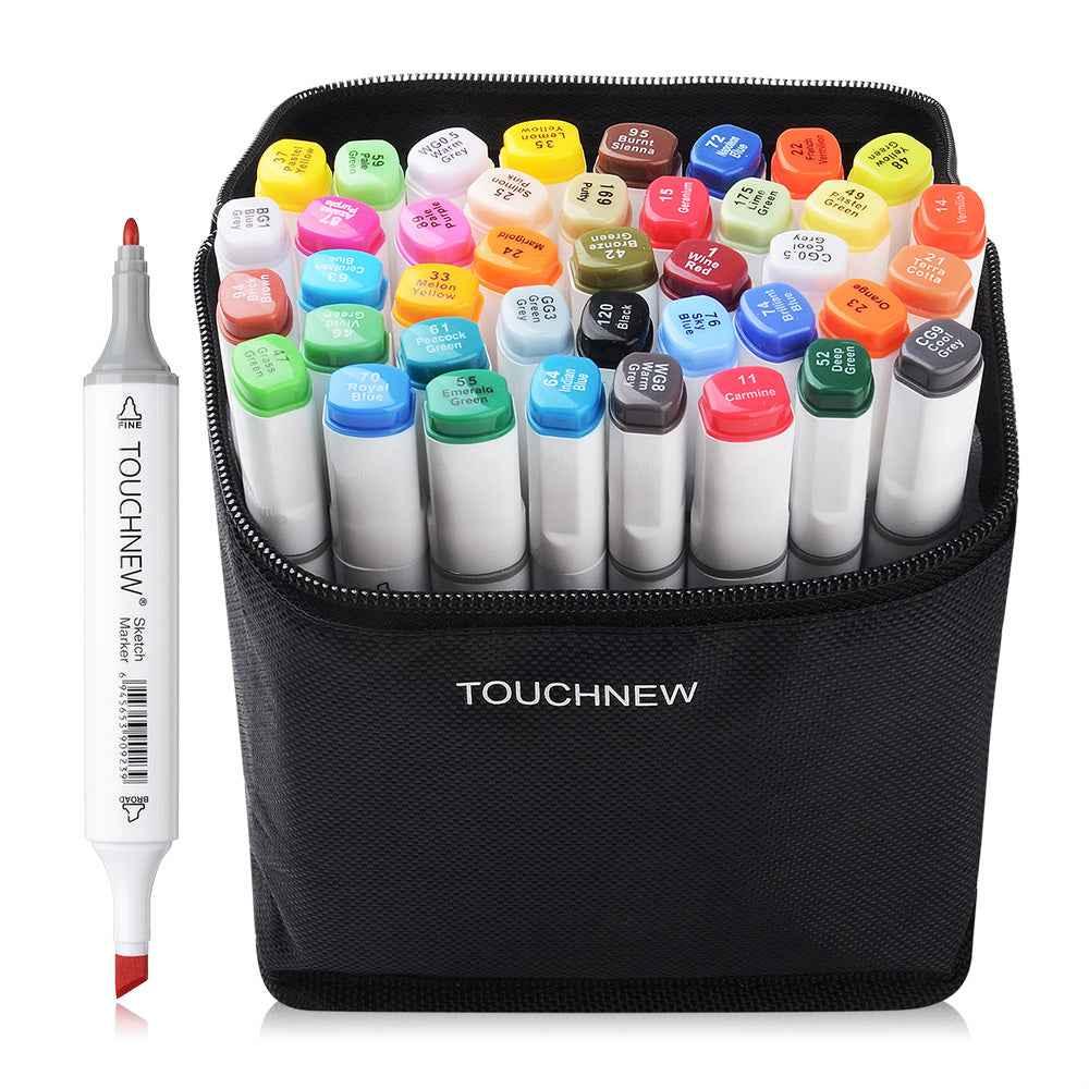 TOUCHNEW Sketch Markers 36 Color Animation Set for Adult Art Drawing Sketching