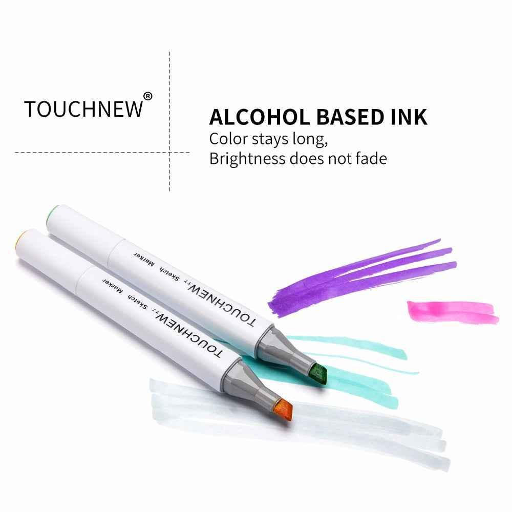 TOUCHNEW T7 80 Colors Alcohol Based Sketch Art Markers Manga Animation