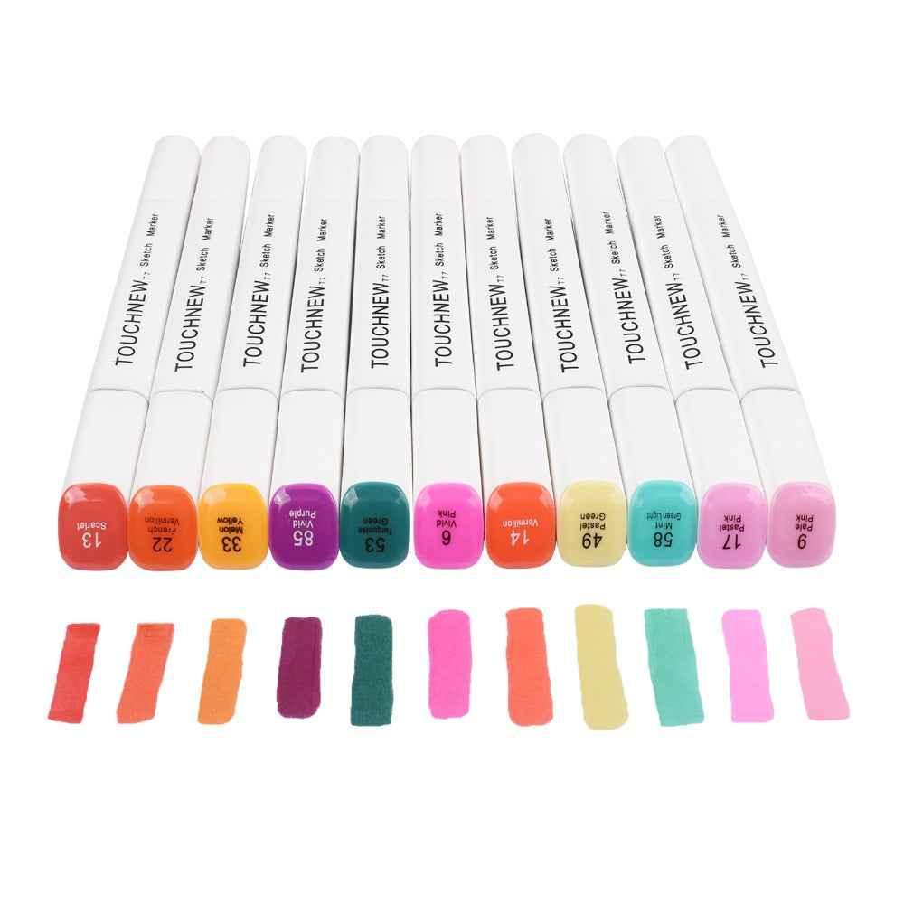 TOUCHNEW T7 40 Colors Artist Marker Set For Drawing Manga Animation Design