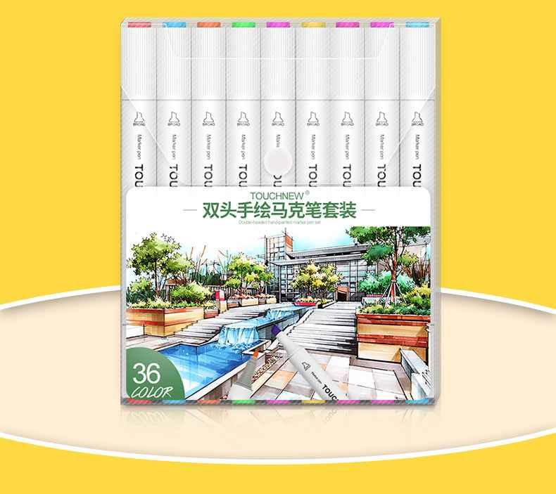 TOUCHNEW T8 36 Color Alcohol Based Art Drawing Markers Pens