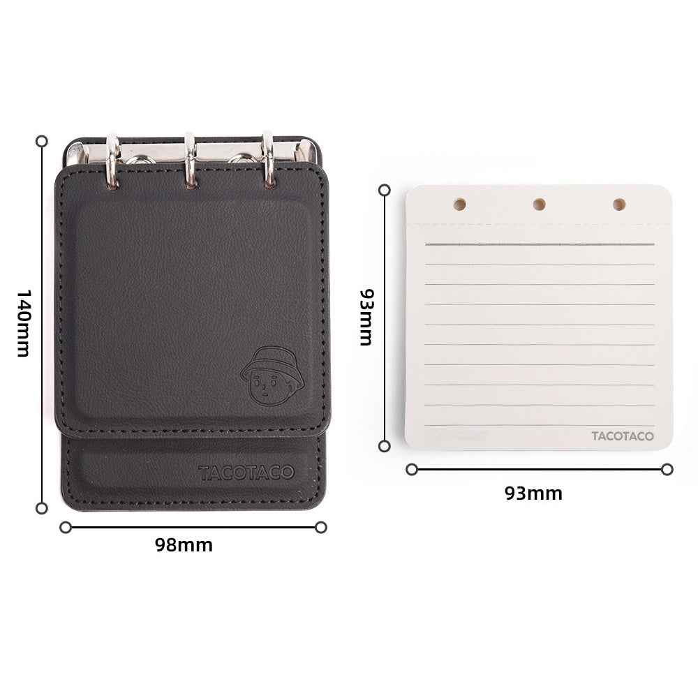 TACOTACO Pocket Memo Pad - 3.15x5.51 Inch Notebook 80 Pages