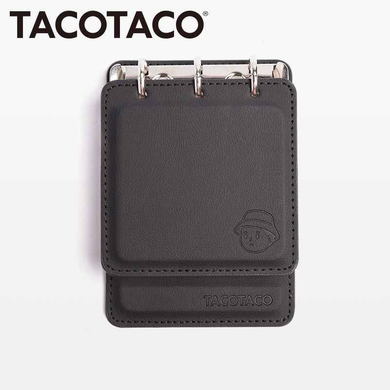 TACOTACO Pocket Memo Pad - 3.15x5.51 Inch Notebook 80 Pages Black