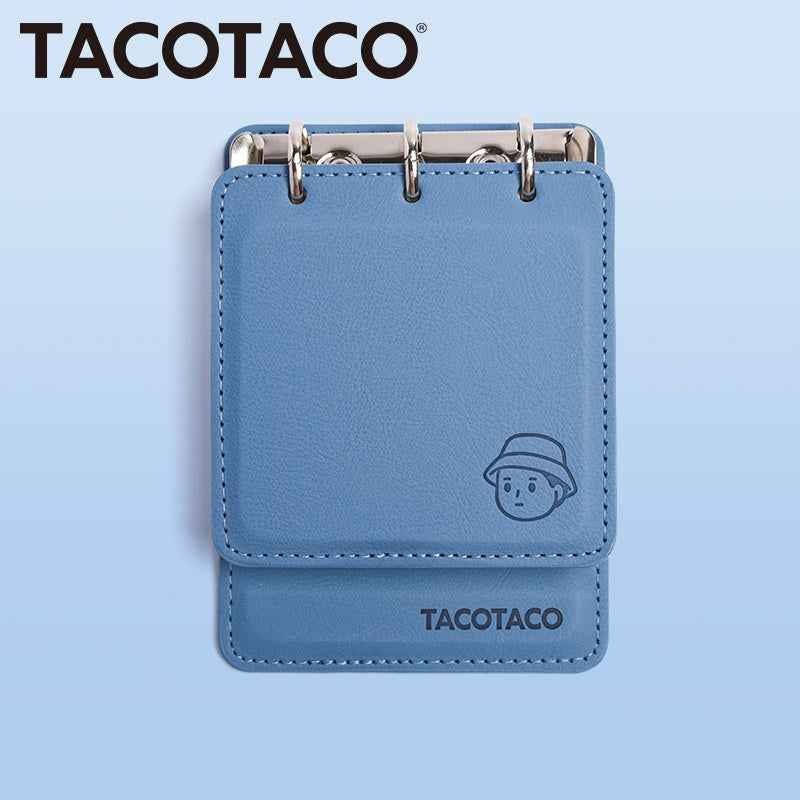 TACOTACO Pocket Memo Pad - 3.15x5.51 Inch Notebook 80 Pages Blue