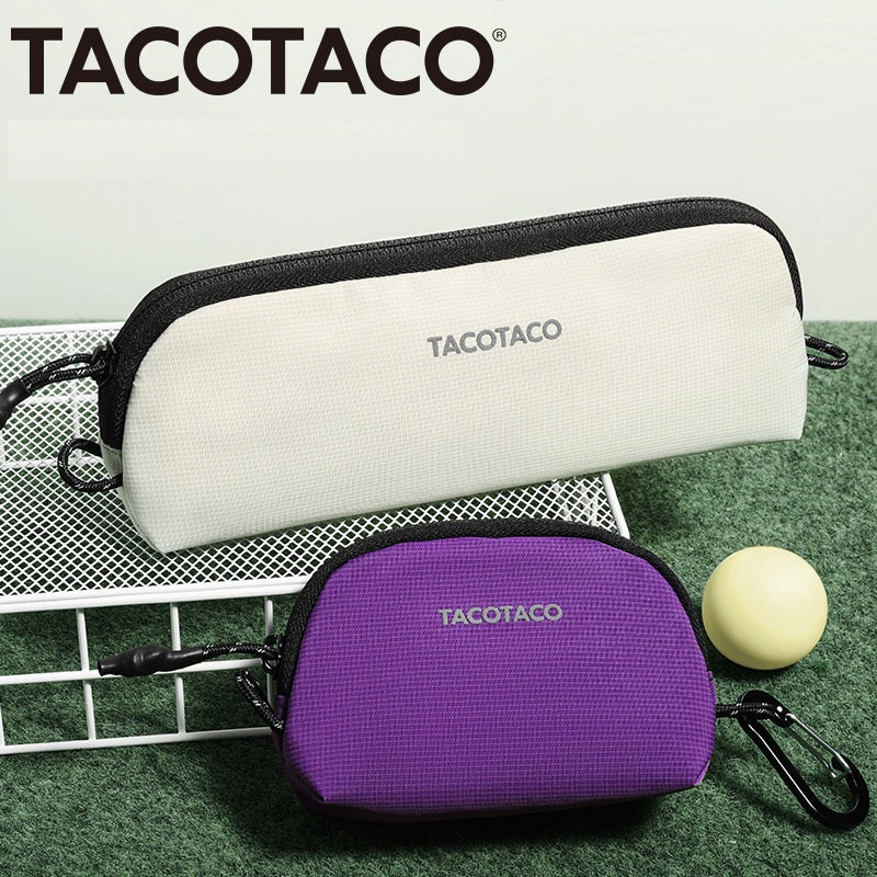 TACOTACO Shell Pencil Case Set – Waterproof & Dustproof Stationery Pouch & Cosmetic Bag | 2-Piece