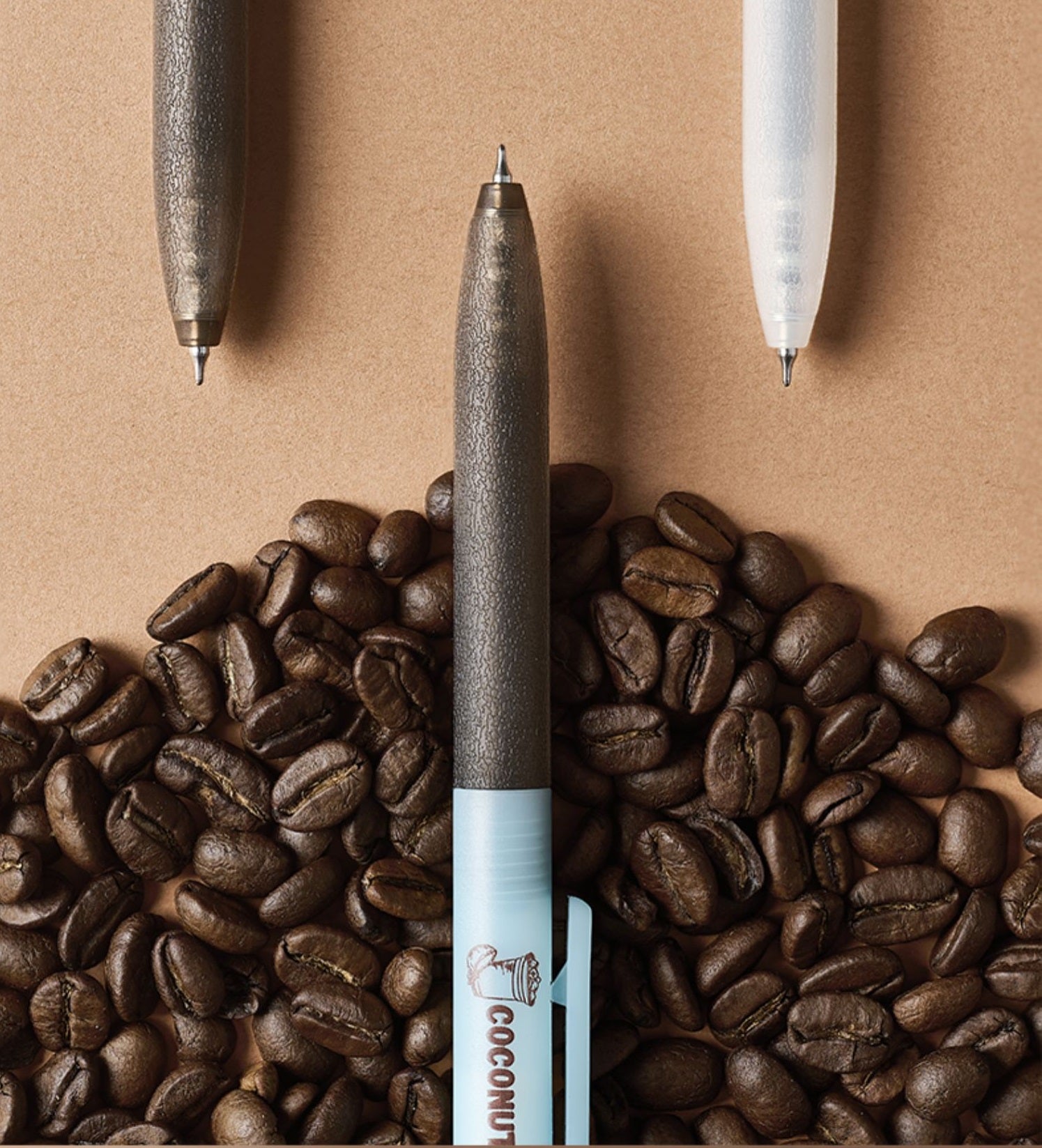 TANOOCI TBX-105 Coffee Scented Gel Pen 0.5MM 4 Pack