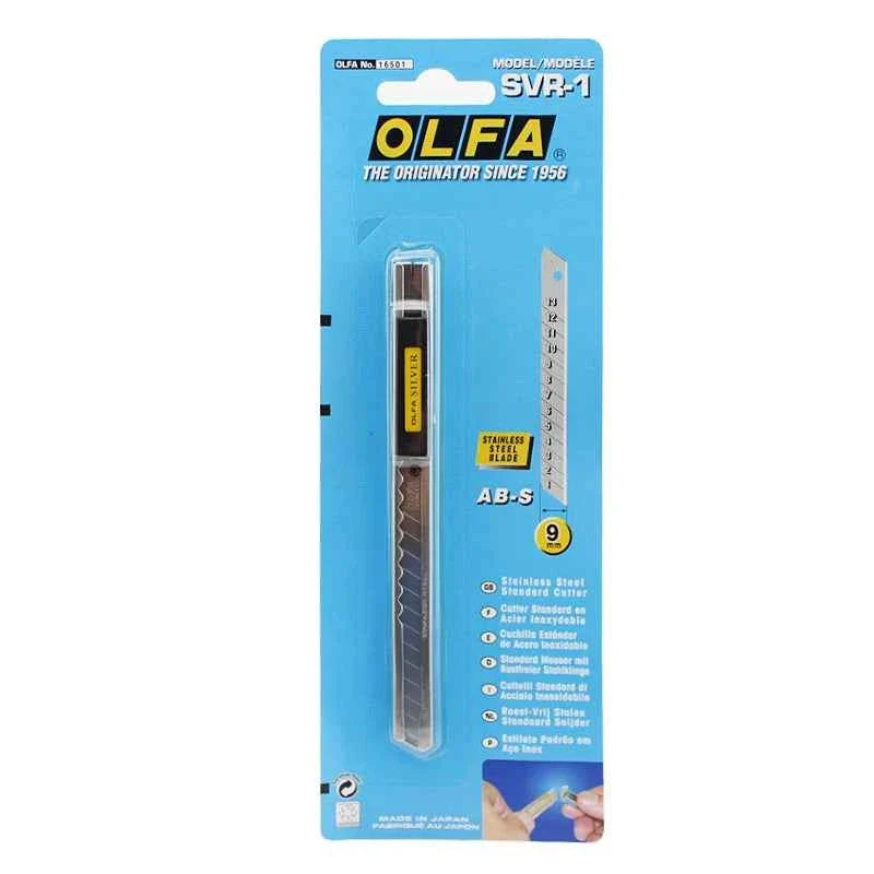 OLFA 9mm Stainless Steel Utility Knife (SVR-1)