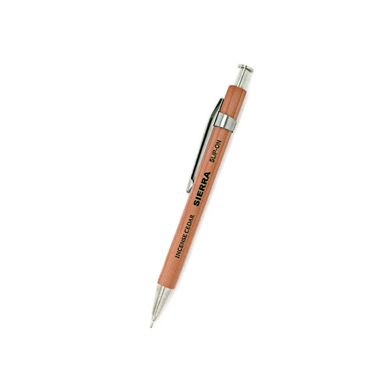 Slip-On Sierra Wooden Axis Ballpoint Pen - 0.5mm - Short Wood