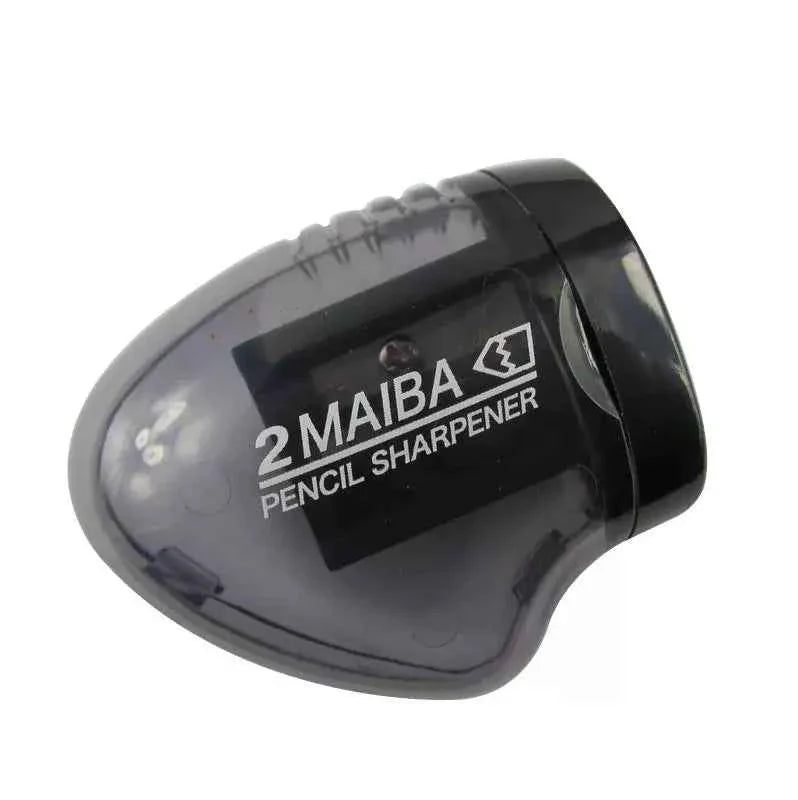 Kutsuwa 2 MAIBA Double-Blade Pencil Sharpener Grey