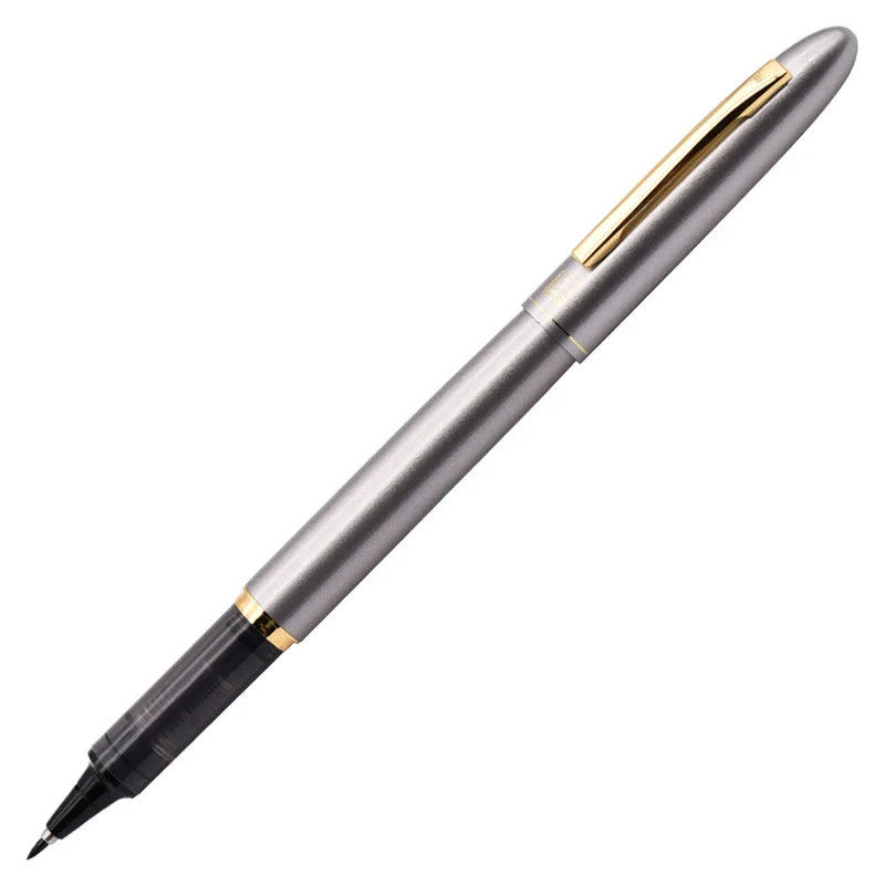 Kuretake Fountain Brush Pen for Calligraphy Letters Silver
