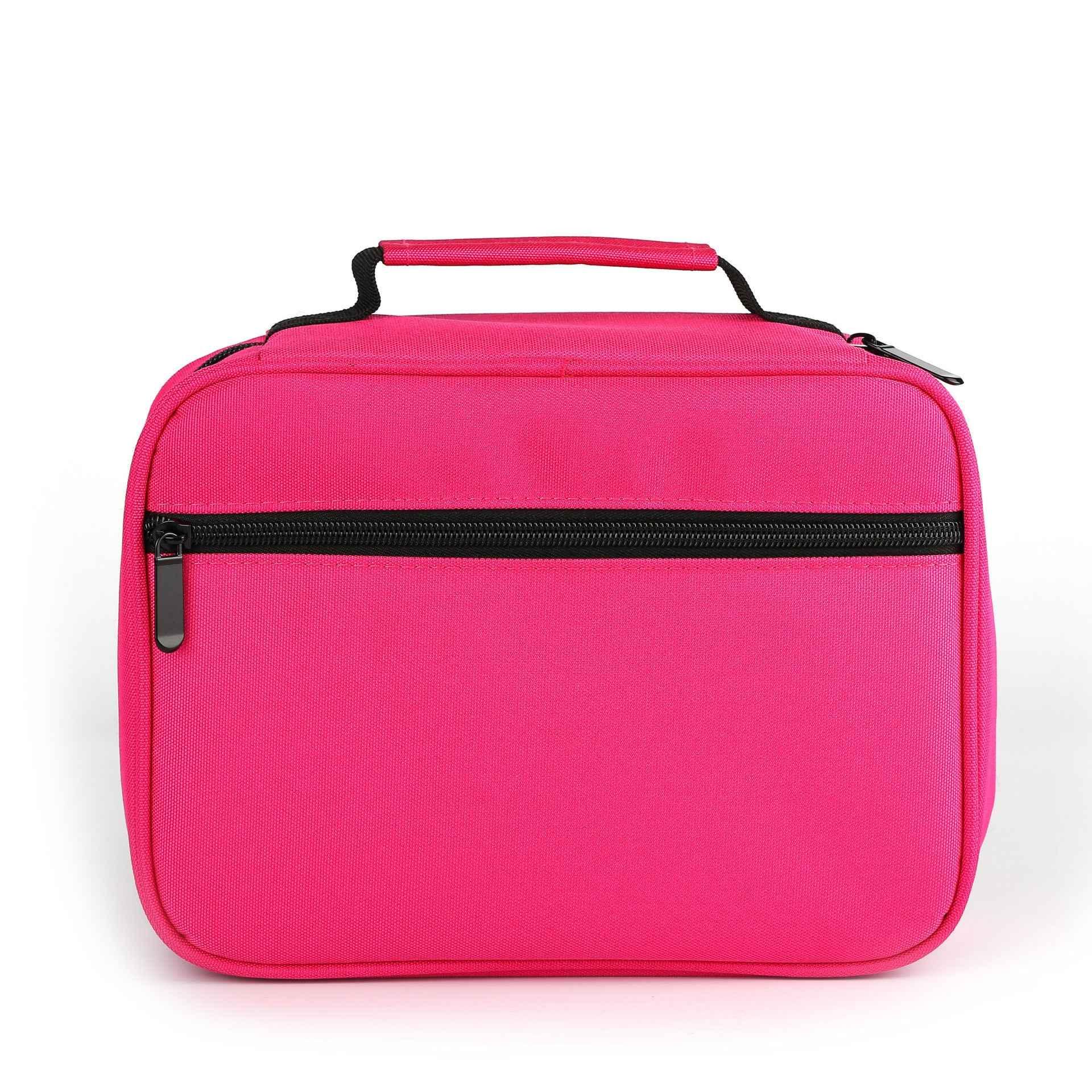 Markers Pen Case 40 Slots Holder with Carrying Handle Rose