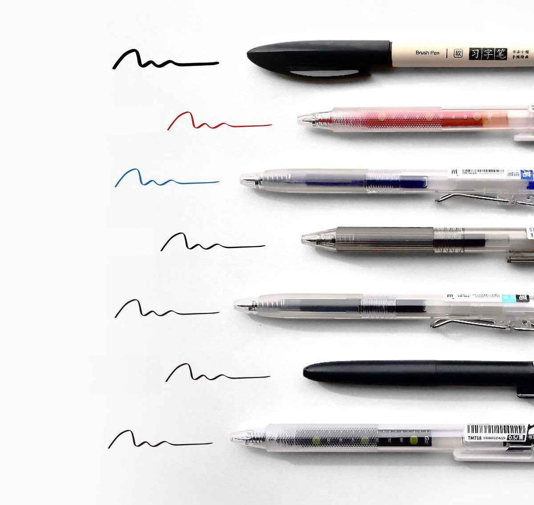 TOME 7-Piece Gel & Brush Pen Experience Set with Display Box