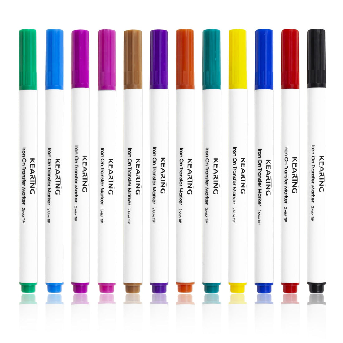 KEARING Iron On Transfer Marker Pens 2MM Sublimation 12 Color