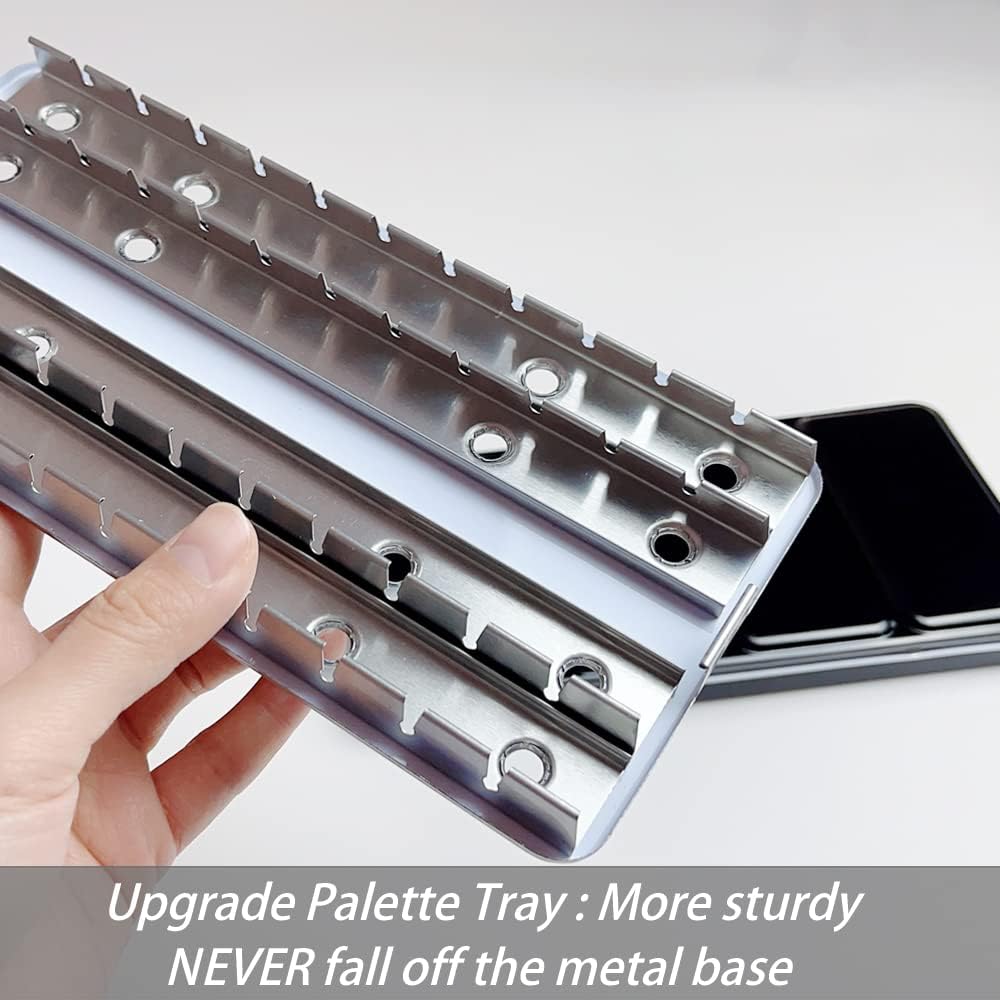 Watercolor Palette Box Metal Tin with 48 Half Pans