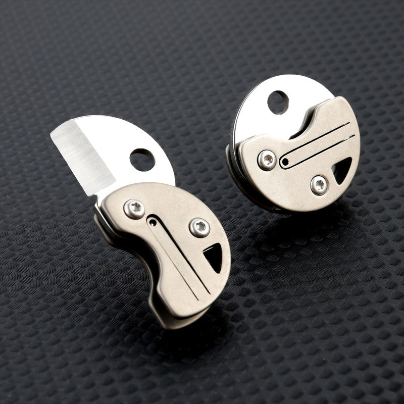 Titanium Mini Coin Knife EDC Utility Tool for Cutting