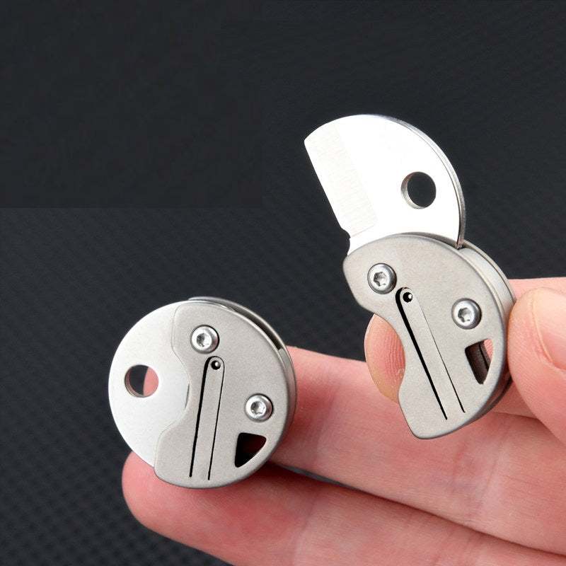 Titanium Mini Coin Knife EDC Utility Tool for Cutting