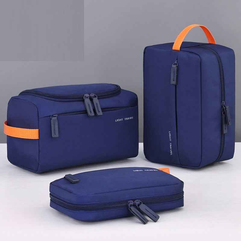 3 Pack Travel Toiletry Bag Organizer Dopp Kit for Men Black