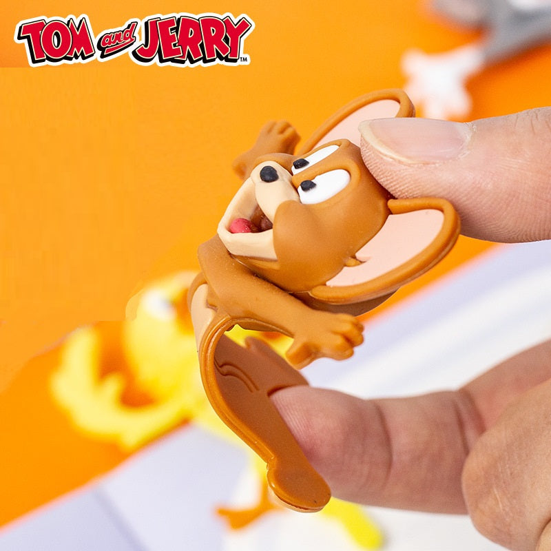 Tom and Jerry 2026 New Arrival 3D PVC Bookmark Set – 4-Piece