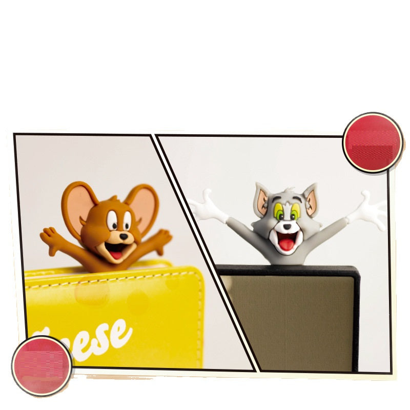Tom and Jerry 2026 New Arrival 3D PVC Bookmark Set – 4-Piece