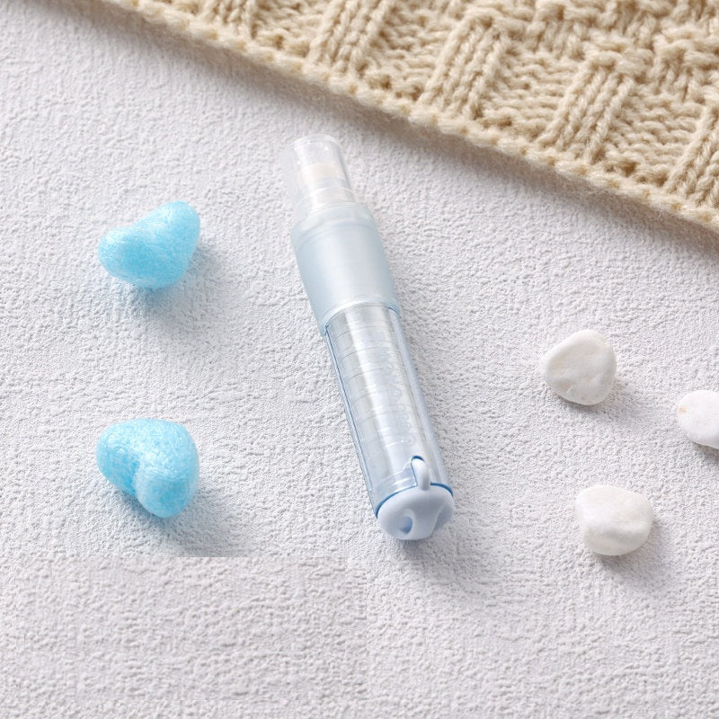 Tombow MONO One Eraser Pen – Limited Edition Lipstick-Style Twist Eraser (2-Pack) 2 Light Blue