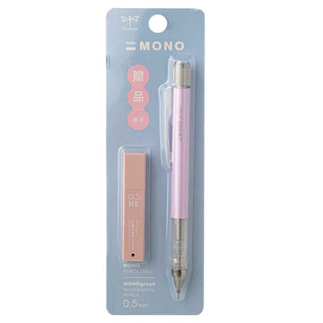 Tombow Mono Graph Shaker Mechanical Pencil 0.5mm with Pencil Lead Purple