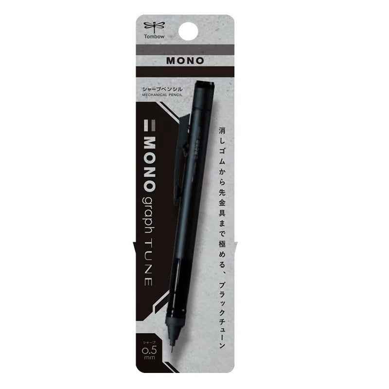 Tombow Mono Graph Tune Mechanical Pencil ‑ 0.5mm All Black