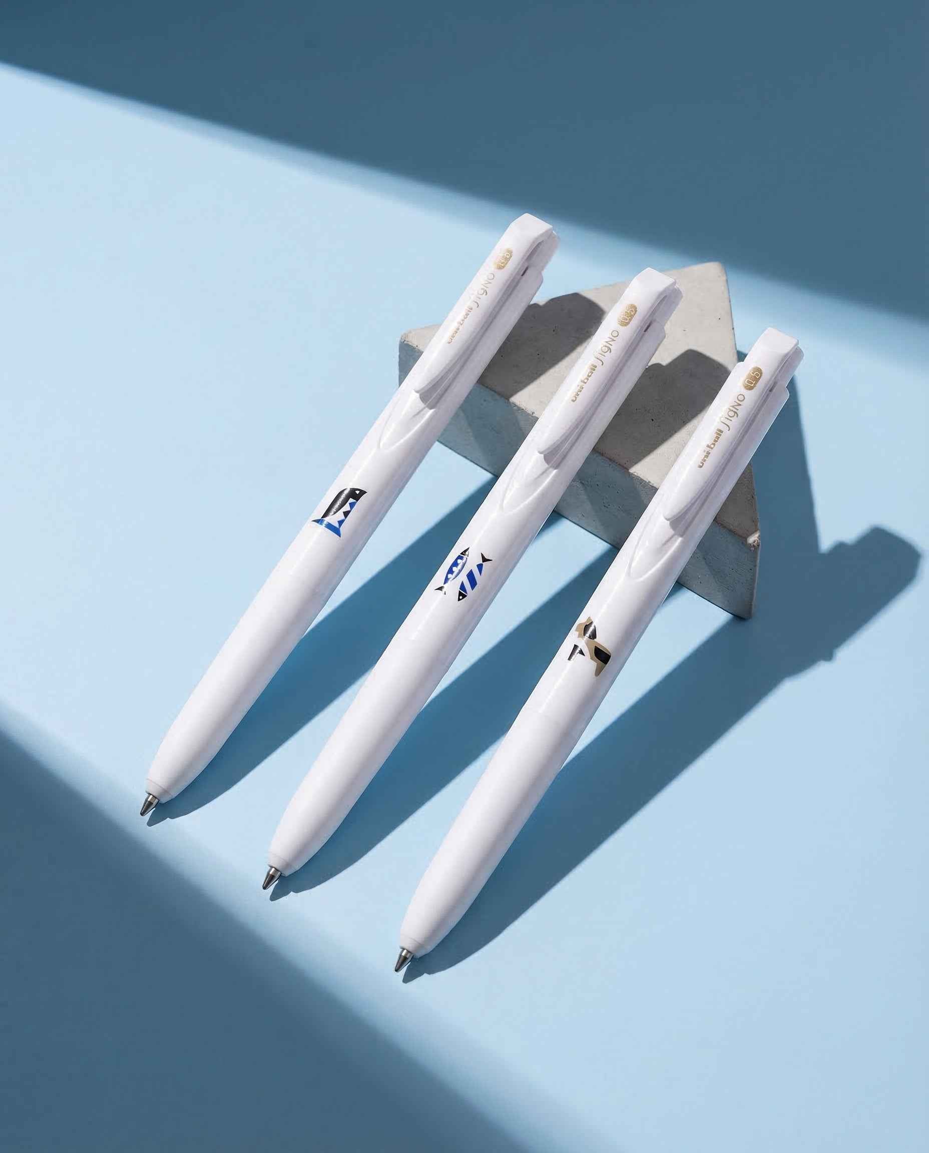 Uni-ball Signo RT1 Gel Pen 0.5mm Nordic Animal Edition - 3 Pack Set