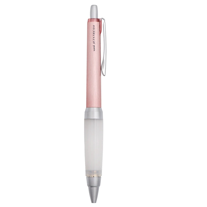 Uni Alpha-Gel Jetstream 0.7 mm Ball Point Pen,Black Ink Pink