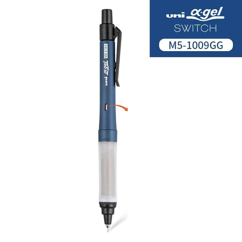Uni Alpha Gel Switch Mechanical Pencil - 0.5 mm Blue