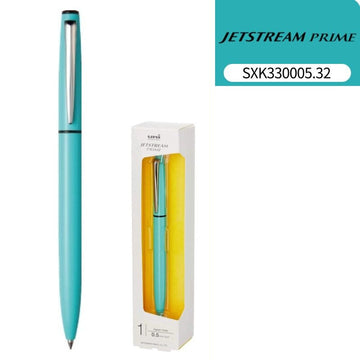 Uni Jetstream Prime Mint Blue Limited Edition Twist Ballpoint Pen, 0.5 mm | SXK330005.32