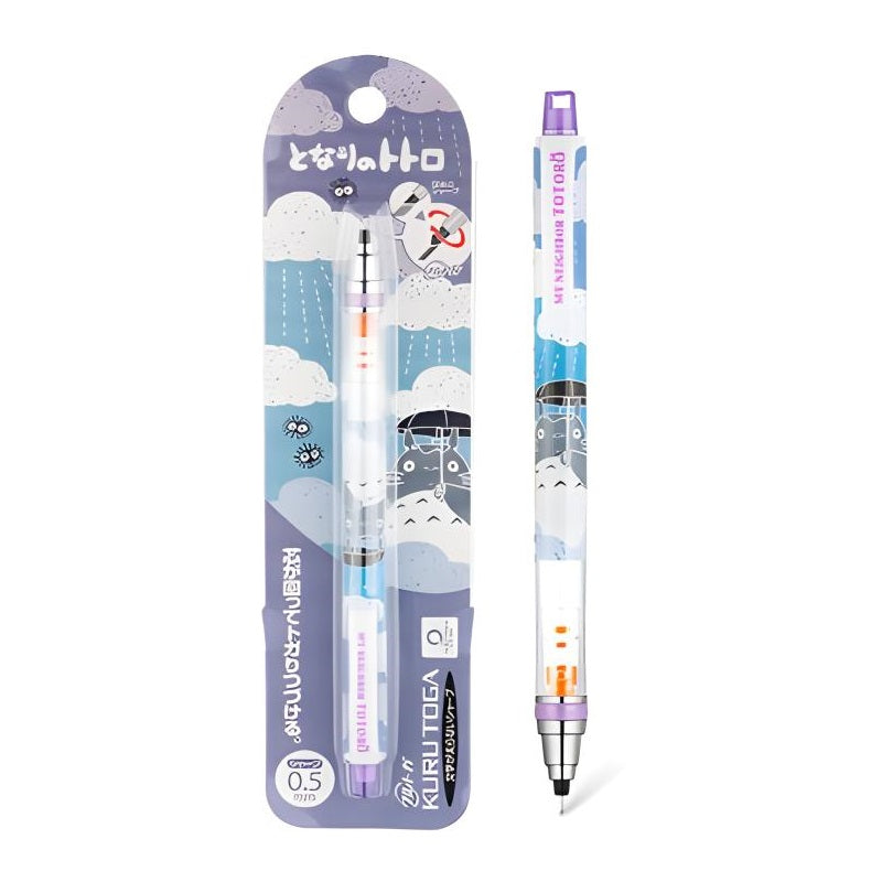 Uni Kuru Toga Mechanical Pencil 0.5mm Totoro Blue