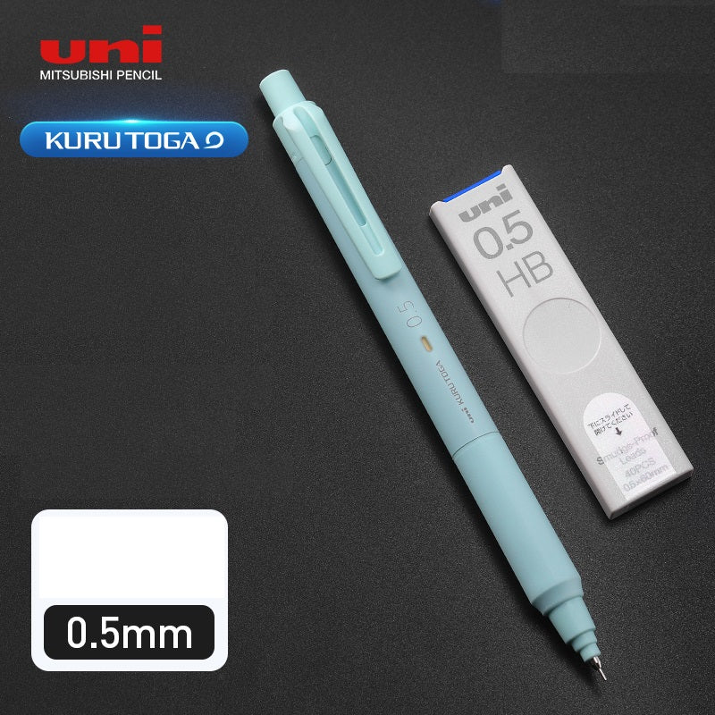 Uni Mechanical Pencil Kurutoga KS 0.3/0.5mm with Leads Ice Blue 0.5mm