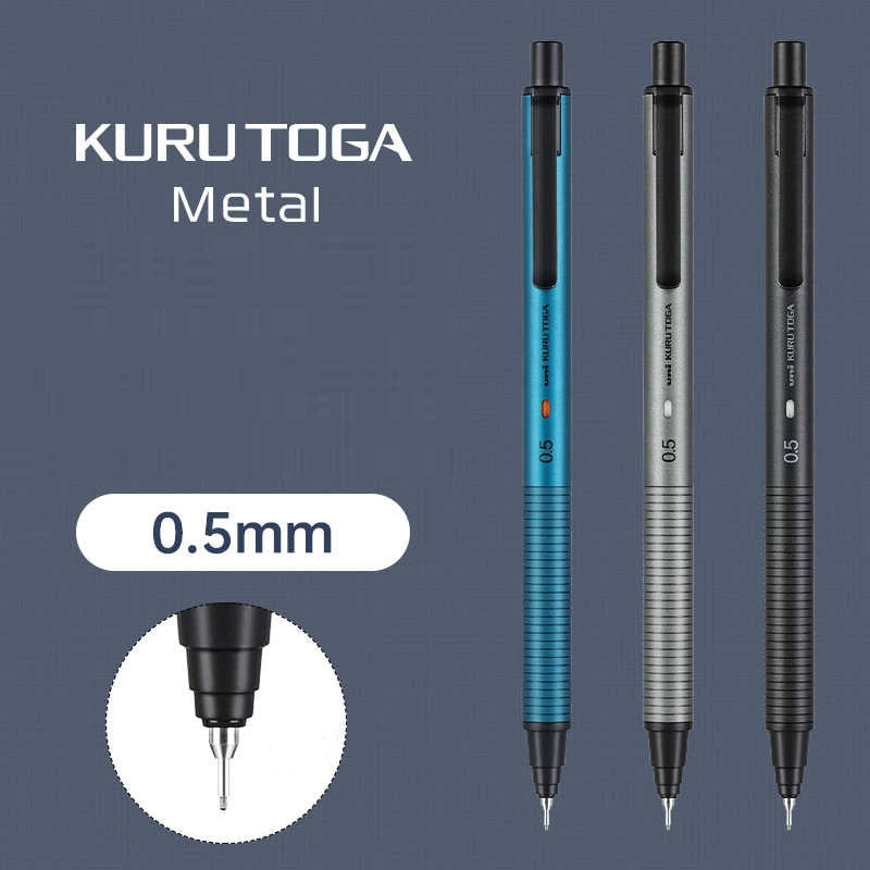 Uni Mitsubishi Pencil Kuru Toga Metal Mechanical Pencil 0.5MM