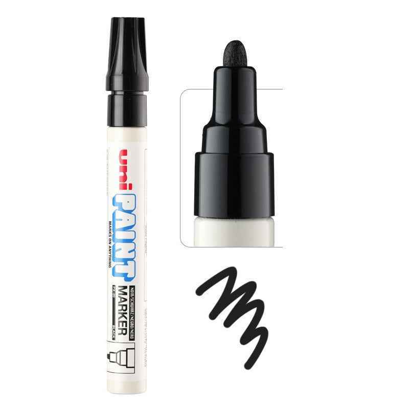 Uni-Paint Oil Based Paint Marker Pens PX-20 Black Ink 3 Pack