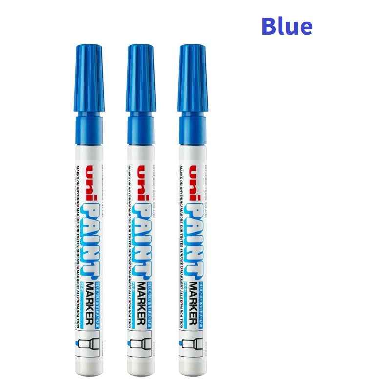 Uni-Paint Oil Based Paint Markers PX-21 Fine Line (1.2mm) 3 Pack Blue