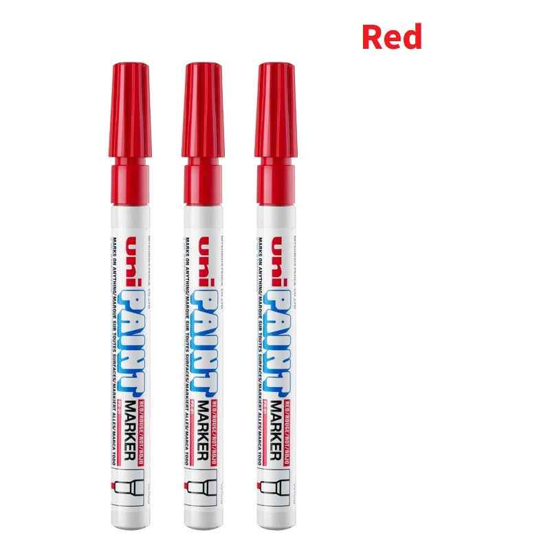 Uni-Paint Oil Based Paint Markers PX-21 Fine Line (1.2mm) 3 Pack Red