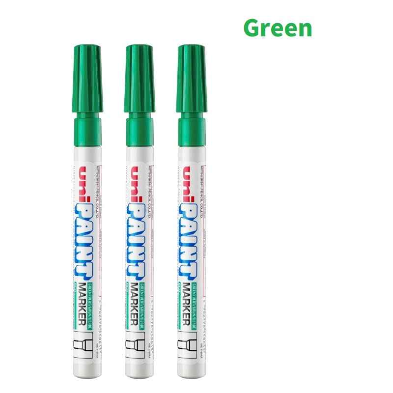 Uni-Paint Oil Based Paint Markers PX-21 Fine Line (1.2mm) 3 Pack Green