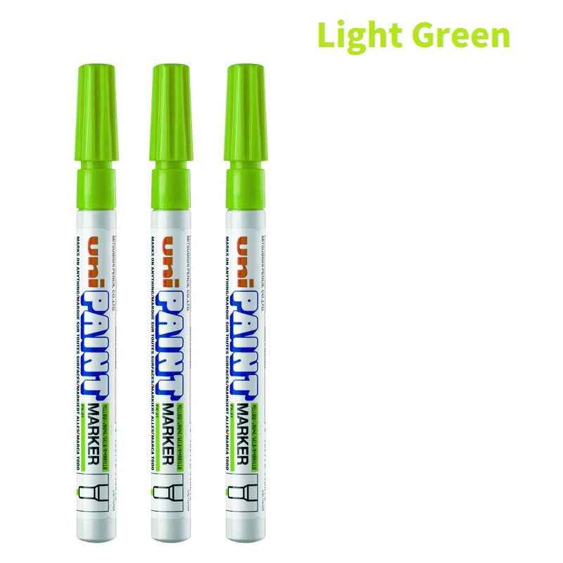 Uni-Paint Oil Based Paint Markers PX-21 Fine Line (1.2mm) 3 Pack Light Green