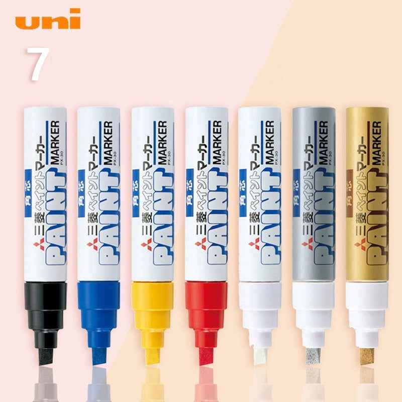 Uni-Paint Oil Based Paint Marker Pens PX-30 7 Colors