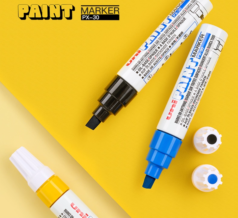 Uni-Paint Oil Based Paint Marker Pens PX-30 2 Pack