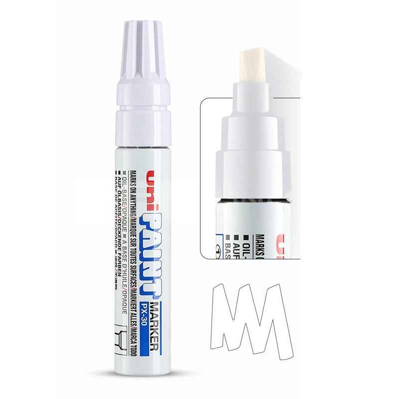 Uni-Paint Oil Based Paint Marker Pens PX-30 2 Pack White